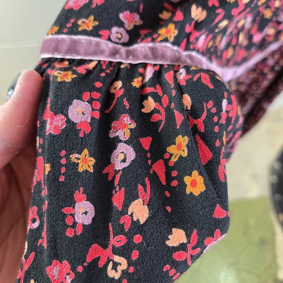 Free People Take A Little Time Floral Long Sleeve Maxi Dress - Picture 11 of 13